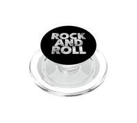 Vintage Retro Grunge Old Rock & Roll Music, Rock N' Roll PopSockets PopGrip pour MagSafe