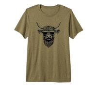 Vintage Retro Heifer Scottish Highland Cow Lover T-Shirt Haut de Gamme
