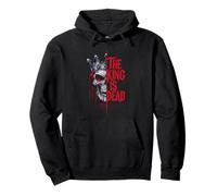 Vintage Retro King Crown Chess Skull Sweat à Capuche