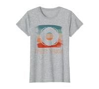 Vintage Retro Maître Nageur Sauveteur T-Shirt, Femme, Gris Chiné, 3XL