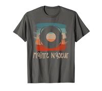Vintage Retro Maître Nageur Sauveteur T-Shirt, Homme, Asphalte, 3XL