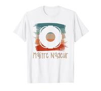 Vintage Retro Maître Nageur Sauveteur T-Shirt, Homme, Blanc, S