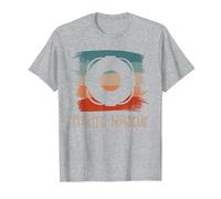 Vintage Retro Maître Nageur Sauveteur T-Shirt, Homme, Gris Chiné, 3XL