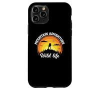 Vintage Retro Mountains Outdoor Wildlife Mountain Adventure Coque pour iPhone 11 Pro