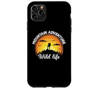 Vintage Retro Mountains Outdoor Wildlife Mountain Adventure Coque pour iPhone 11 Pro Max