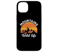 Vintage Retro Mountains Outdoor Wildlife Mountain Adventure Coque pour iPhone 14 Plus