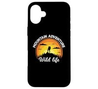 Vintage Retro Mountains Outdoor Wildlife Mountain Adventure Coque pour iPhone 16 Plus