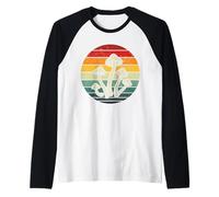 Vintage Retro Mushroom 80s 90s Mushroom Lovers Funny Food Manche Raglan