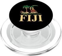 Vintage Retro Palmier et vagues Îles Fidji Vacances PopSockets PopGrip pour MagSafe