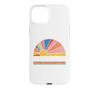 Vintage Retro Style Graphic Sunset Summer Lazy Daze Coque pour iPhone 15 Plus