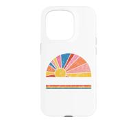 Vintage Retro Style Graphic Sunset Summer Lazy Daze Coque pour iPhone 15 Pro