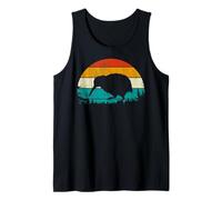 Vintage Retro Style Pine Tree New Zealand Bird Lovers Kiwi Débardeur