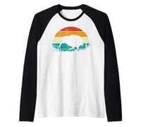 Vintage Retro Style Pine Tree New Zealand Bird Lovers Kiwi Manche Raglan