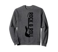 Vintage Retro Style Playing Music Guitar Forever Rock N Roll Sweatshirt