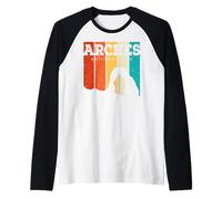 Vintage Retro Style Skyline Arches Utah Arches National Park Manche Raglan
