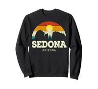 Vintage Retro Style Skyline Desert Landscape Sedona Arizona Sweatshirt