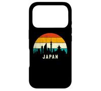 Vintage Retro Style Skyline Landscape Japanese Sunset Japan Coque pour iPhone 17 Pro
