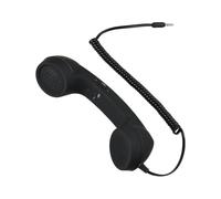 Vintage Retro Telephone Handset Cell Phone Receiver Mic Microphone for Cellphone Smartphone, 3.5 Mm Y