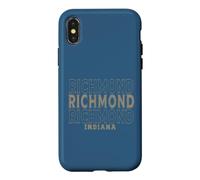 Vintage Richmond Indiana Coque pour iPhone X/XS