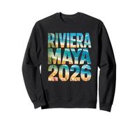 Vintage Riviera Maya 2026 Vacances Swim Trip Girls Birthday Sweatshirt
