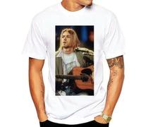 Vintage Rock and Roll Kurt Donald Cobain T Shirt Women Men Harajuku Hip-hop Graphic Tshirts Unisex Fashion Streetwear Ropa Mujer