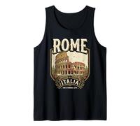 Vintage Rome Italie Colisée Ancient Roman Landmark 1 Débardeur