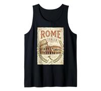 Vintage Rome Italie Colisée Ancient Roman Landmark 4 Débardeur