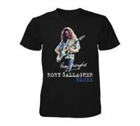 Vintage Rory Gallagher Blues Heavy Cotton Unisex Tee ShirtBlackM