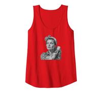 Vintage Rosie The Riveter Débardeur, Femme, Rouge, L