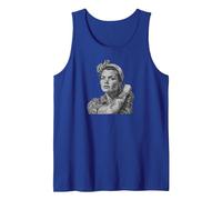 Vintage Rosie The Riveter Débardeur, Homme, Bleu Royal, S