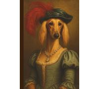 Vintage Royal Dog Notebook: Victorian Dog Notebook for Dog Lovers, Journaling, Office, School, Note-Taking, Wide-Ruled Notebook, 120 Pages, 6 × 9 Inches