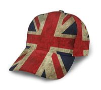 Vintage Royaume-Uni Union Jack Drapeau Drapeau Britannique Casquette De Baseball Unique Casquette Trucker Classic Classic BB Cap Réglable Casquette Visière pour Homme Femme