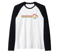 Vintage Rugby Player Sports Retro Homme Garçon Rugby Manche Raglan
