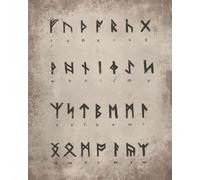 Vintage Runic Alphabet Viking 2026 Teacher Planner Weekly and Monthly: Minimalist Lesson Record, Calendar Organizers, goal, to do list
