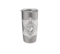 Vintage Sacré Cœur de Jésus Symbole Traditionnel Catholique Gobelet isotherme en acier inoxydable double paroi