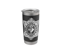 Vintage Sacré Cœur de Jésus Symbole Traditionnel Catholique Gobelet isotherme en acier inoxydable double paroi