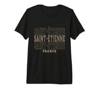 Vintage Saint-Étienne France T-Shirt Haut de Gamme