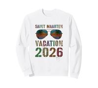 Vintage Saint Maarten Vacation 2026 Voyage Plage Vacay Sweatshirt