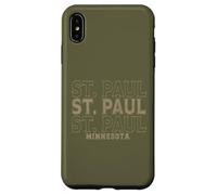 Vintage Saint Paul Minnesota Coque pour iPhone XS Max