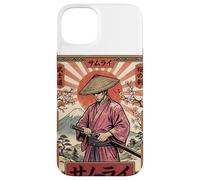 Vintage Sakura Samurai Warrior Art Japonais Rétro Japon Coque pour iPhone 15 Plus