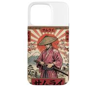 Vintage Sakura Samurai Warrior Art Japonais Rétro Japon Coque pour iPhone 15 Pro Max