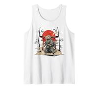 Vintage Samurai Capybara Ukiyo-e Warrior Art Anime Rétro Débardeur