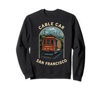 Vintage San Francisco Cable Car Vintage Voyage Route Street Sweatshirt