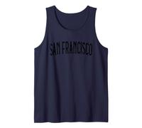 Vintage San Francisco California Authentic Retro Home Pride Débardeur