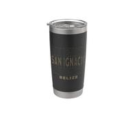 Vintage San Ignacio Belize Gobelet isotherme en acier inoxydable double paroi