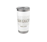 Vintage San Ignacio Belize Gobelet isotherme en acier inoxydable double paroi