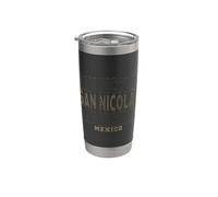 Vintage San Nicolas Mexique Gobelet isotherme en acier inoxydable double paroi