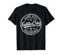 Vintage Santa Cruz Surf City California West Coast. Rétro T-Shirt