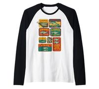 Vintage Sardines Conserves de poisson Retro Canned Sardine Manche Raglan