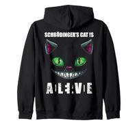 Vintage Schrödingers Cat Dead & Alive Quantum Physics Sweat à Capuche